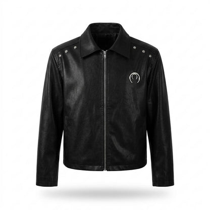 Lederjacken Outlet24 - Rarev | Genietet Glatt Lederjacke Unisex