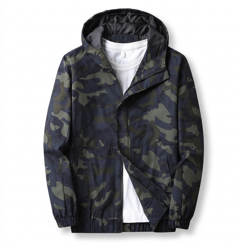 Lederjacken Outlet24 - Tohum | Gemusterte Funktionale Jacke Herren