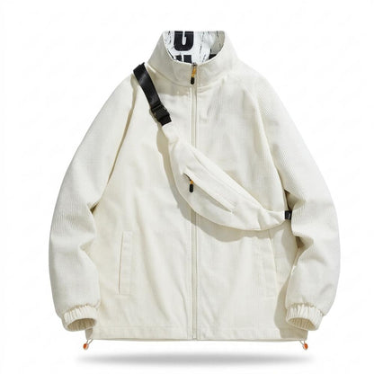 Lederjacken Outlet24 - Vasun | Gerippte Gefütterte Jacke Unisex