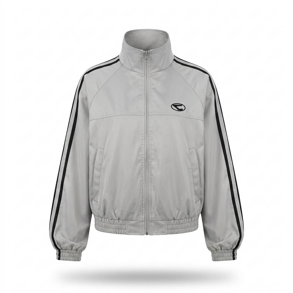 Lederjacken Outlet24 - Cawel | Kurzgeschnittene Gestreifte Jacke Damen