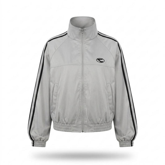Lederjacken Outlet24 - Cawel | Kurzgeschnittene Gestreifte Jacke Damen