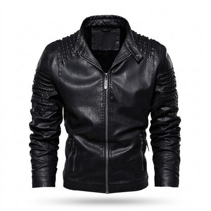 Lederjacken Outlet24 - Terid | Gesteppt Gefüttert Lederjacke Herren