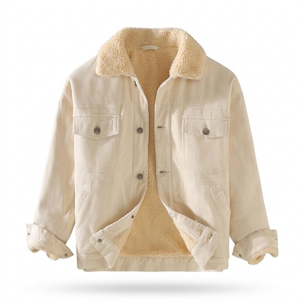 Lederjacken Outlet24 - Daror | Gefütterte Cord Jacke Unisex