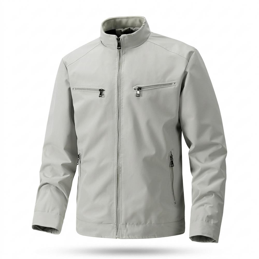 Lederjacken Outlet24 - Debos | Reißverschluss Stehkragen Jacke Herren