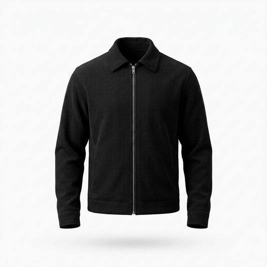 Lederjacken Outlet24 - Zoris | Gerippt Kurz Jacke Herren