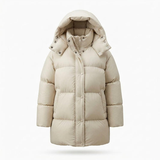 Lederjacken Outlet24 - Vezur | Wattierter Knielanger Mantel Damen