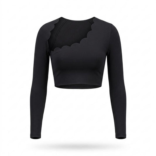 Lederjacken Outlet24 - Zinad | Asymmetrisches Figurbetontes Top Damen