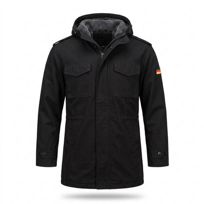 Lederjacken Outlet24 - Demok | Warmer Gefütterter Mantel Herren