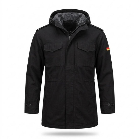 Lederjacken Outlet24 - Demok | Warmer Gefütterter Mantel Herren
