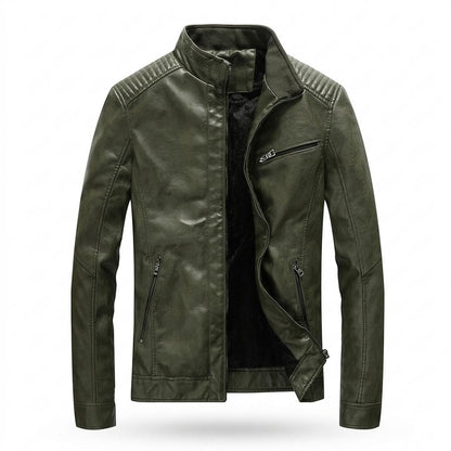 Lederjacken Outlet24 - Simen | Gefüttert Gesteppt Lederjacke Herren