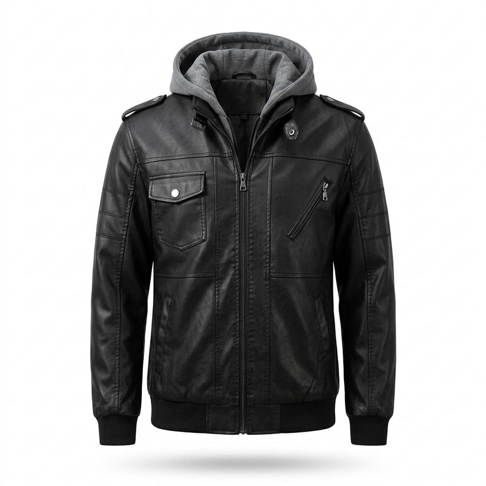 Lederjacken Outlet24 - Dabol | Gefüttert Gesteppt Lederjacke Herren