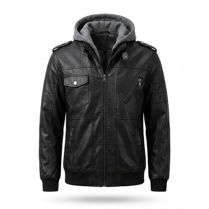 Lederjacken Outlet24 - Dabol | Gefüttert Gesteppt Lederjacke Herren