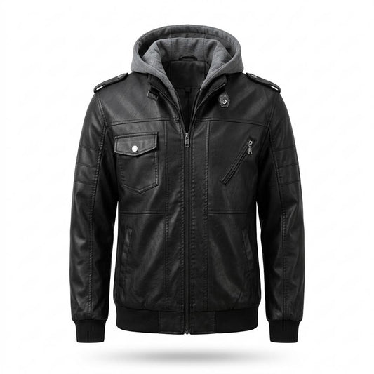 Lederjacken Outlet24 - Dabol | Gefüttert Gesteppt Lederjacke Herren