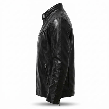 Lederjacken Outlet24 - Valim | Gesteppte Taillierte Lederjacke Herren