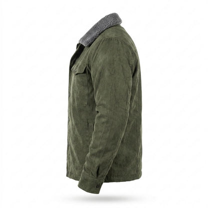Lederjacken Outlet24 - Duses | Gefütterte Veloursartige Wildleder-Jacke Herren