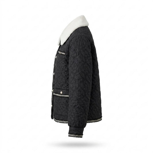 Lederjacken Outlet24 - Renuv | Gesteppte Strukturierte Jacke Damen