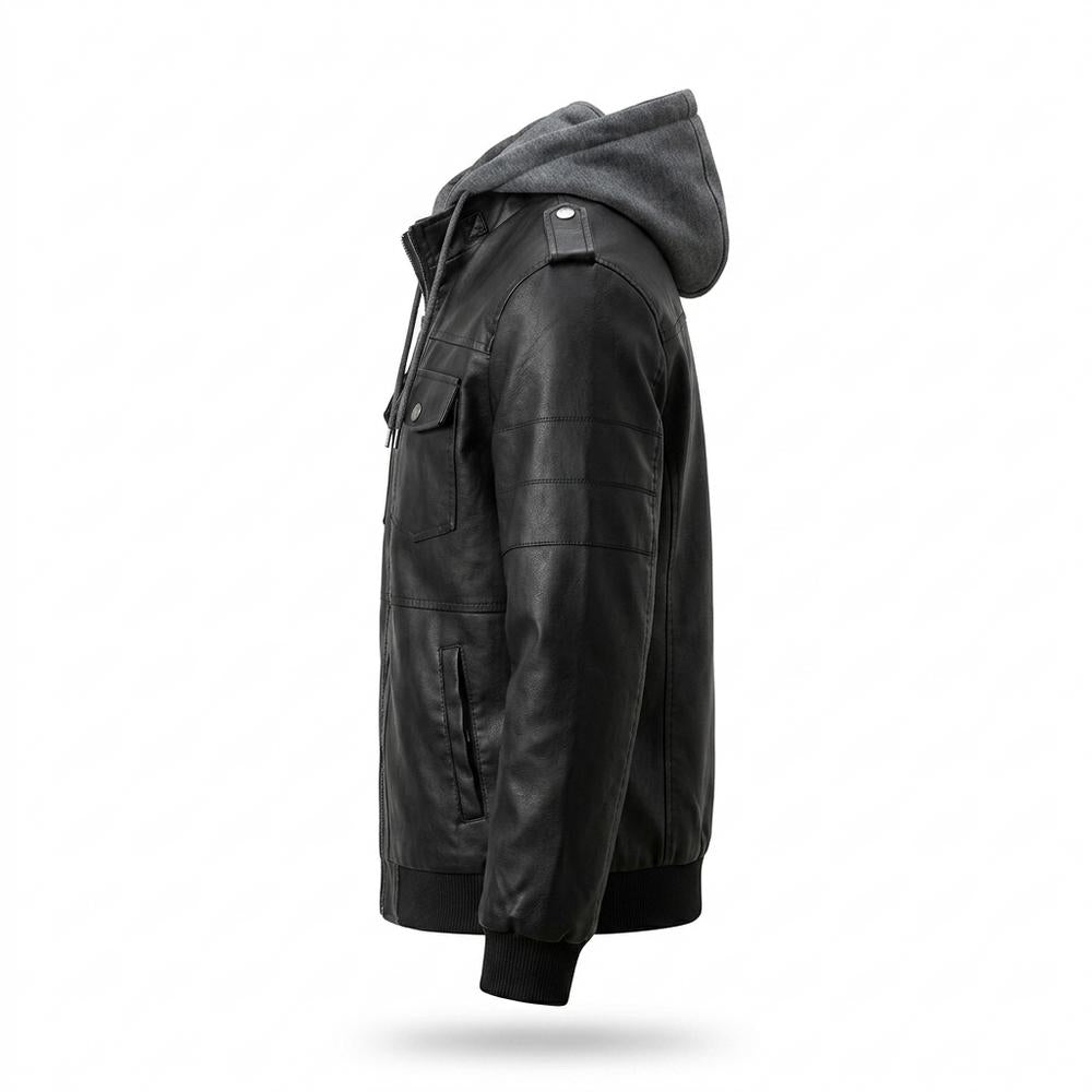 Lederjacken Outlet24 - Dabol | Gefüttert Gesteppt Lederjacke Herren