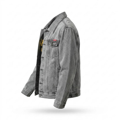 Lederjacken Outlet24 - Sebun | Gewaschene Jeans Jacke Herren