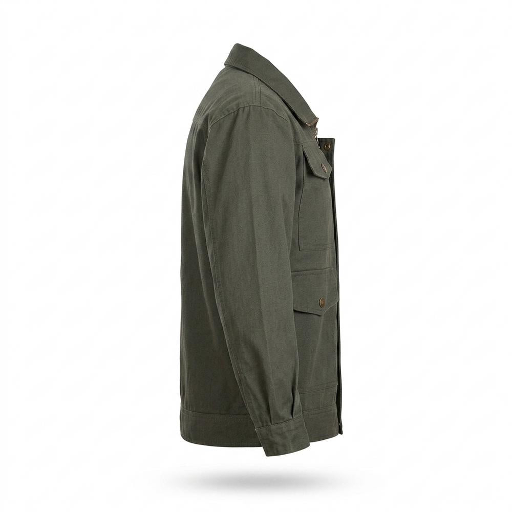 Lederjacken Outlet24 - Eavir | Reißverschluss Baumwoll Jacke Unisex