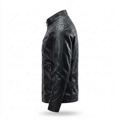Lederjacken Outlet24 - Lakot | Gefüttert Tailliert Lederjacke Herren