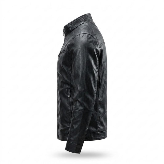 Lederjacken Outlet24 - Lakot | Gefüttert Tailliert Lederjacke Herren