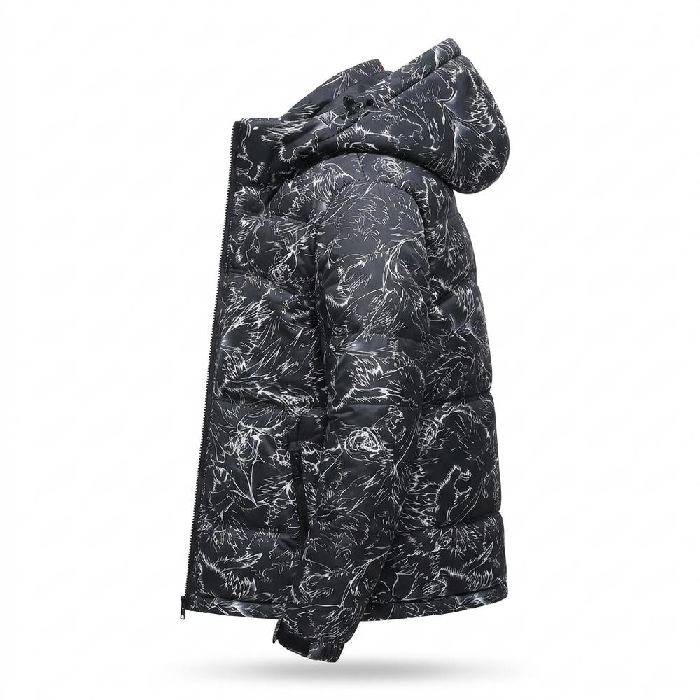 Lederjacken Outlet24 - Vozul | Wattiert Gemustert Jacke Herren