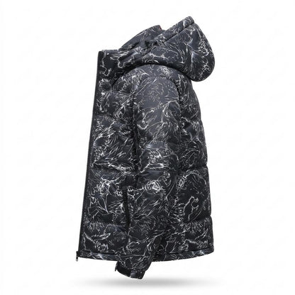Lederjacken Outlet24 - Vozul | Wattiert Gemustert Jacke Herren