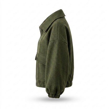 Lederjacken Outlet24 - Yiwol | Reißverschluss Kurz Geschnittene Jacke Damen