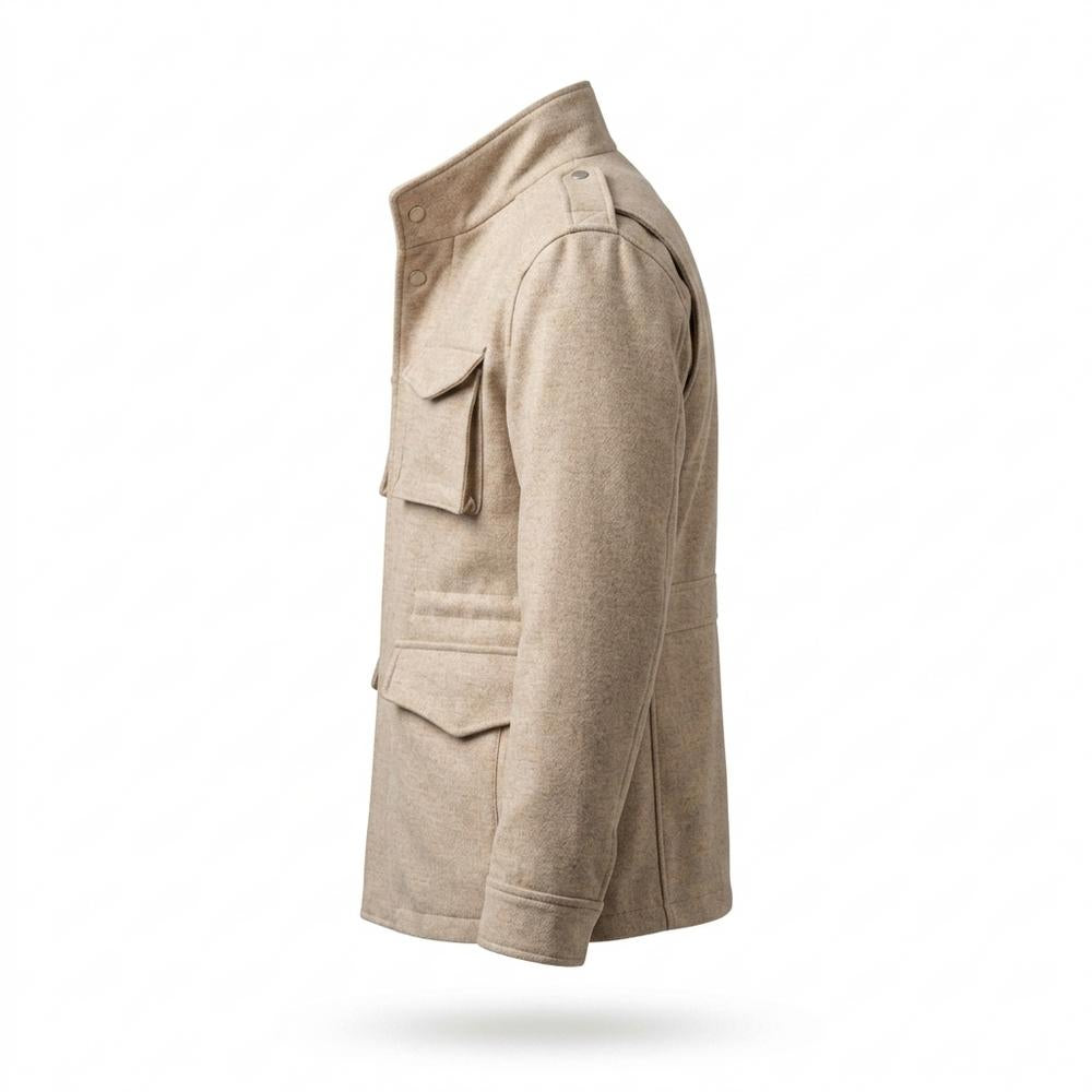 Lederjacken Outlet24 - Yugol | Gefüttert Strukturiert Jacke Herren