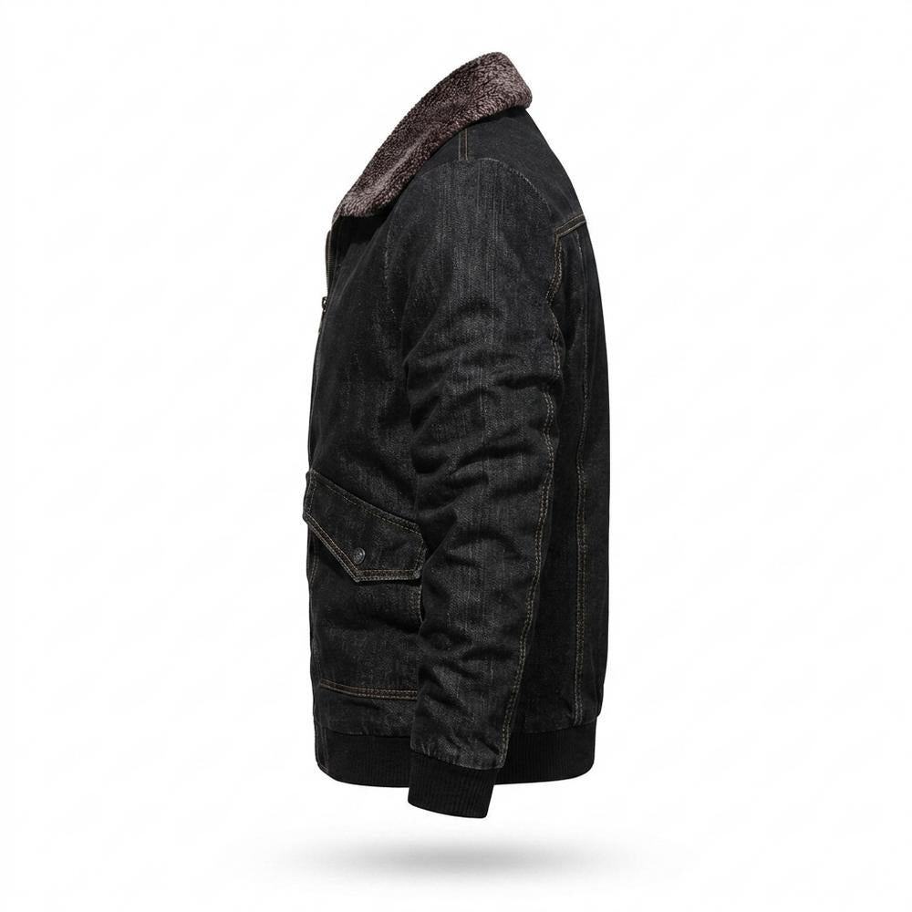 Lederjacken Outlet24 - Levav | Gefüttert Robust Jacke Herren