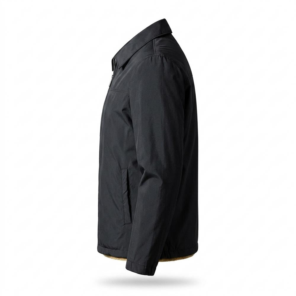 Lederjacken Outlet24 - Dedis | Gefüttert Glatt Jacke Herren
