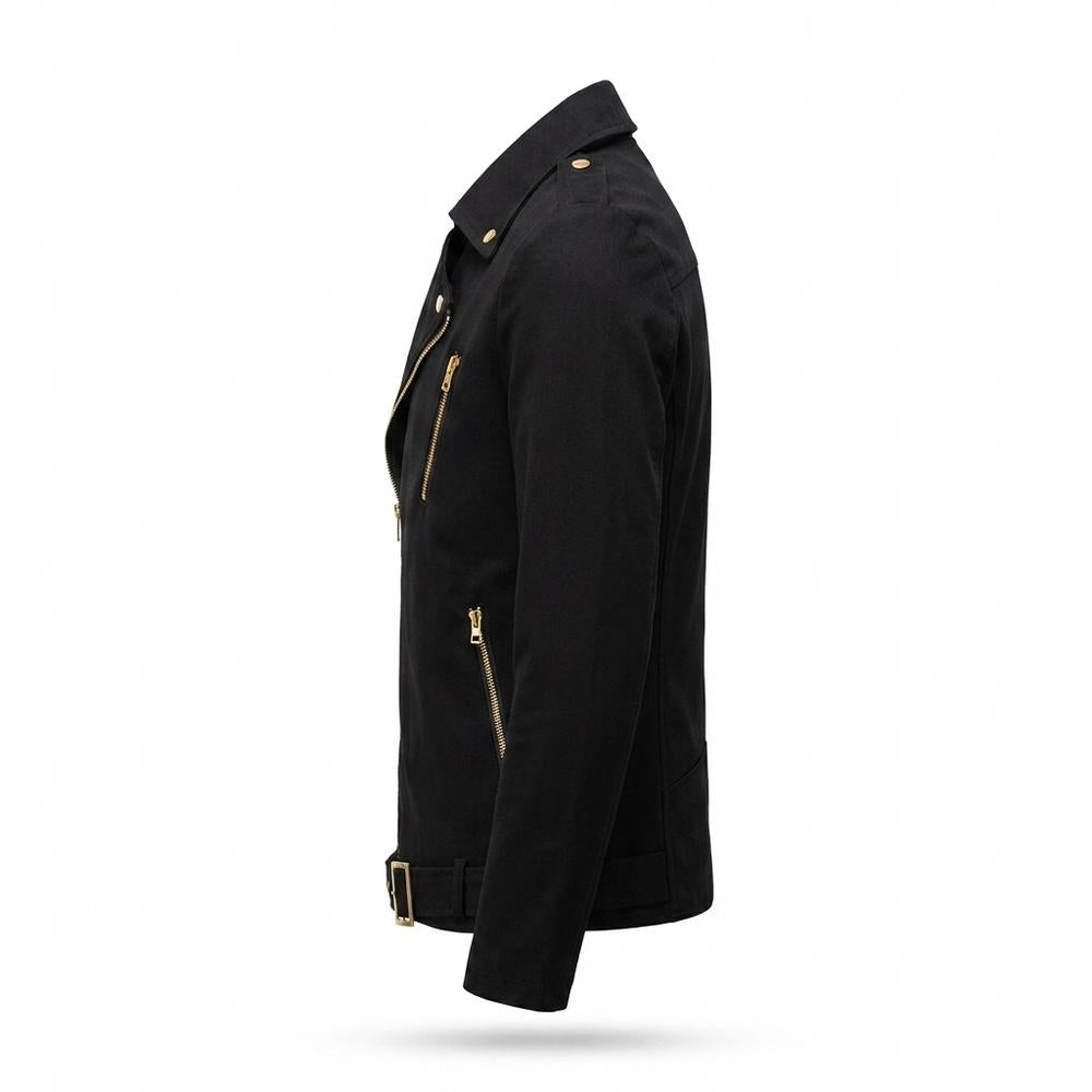 Lederjacken Outlet24 - Vubad | Asymmetrisch Tailliert Jacke Herren