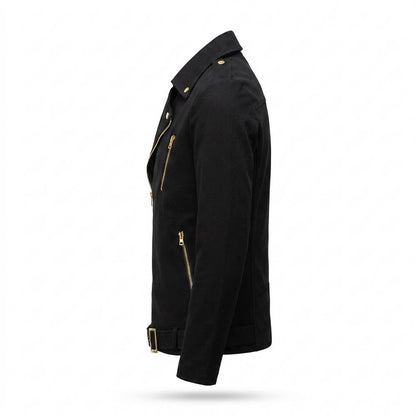 Lederjacken Outlet24 - Vubad | Asymmetrisch Tailliert Jacke Herren