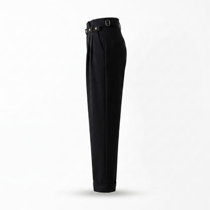 Lederjacken Outlet24 - Yabur | Gegürtete Plissierte Hose Damen