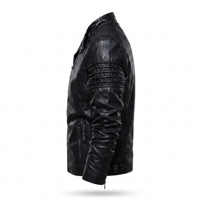 Lederjacken Outlet24 - Terid | Gesteppt Gefüttert Lederjacke Herren