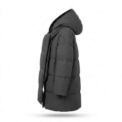 Lederjacken Outlet24 - Eabin | Wattiert Lang Mantel Damen