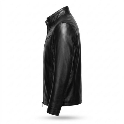 Lederjacken Outlet24 - Vasov | Gefüttert Gesteppt Lederjacke Herren