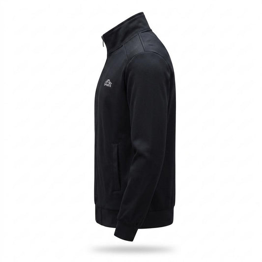 Lederjacken Outlet24 - Zehal | Stehkragen Fleece Jacke Herren