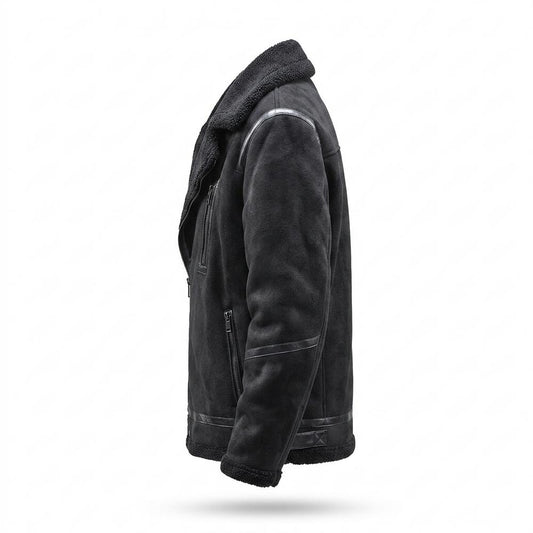 Lederjacken Outlet24 - Misis | Gefüttert Veloursartig Wildleder-Jacke Herren
