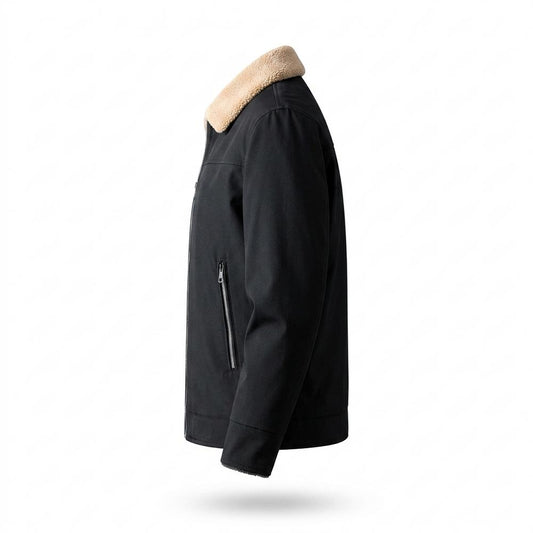 Lederjacken Outlet24 - Yuvis | Gefüttert Reißverschluss Jacke Herren