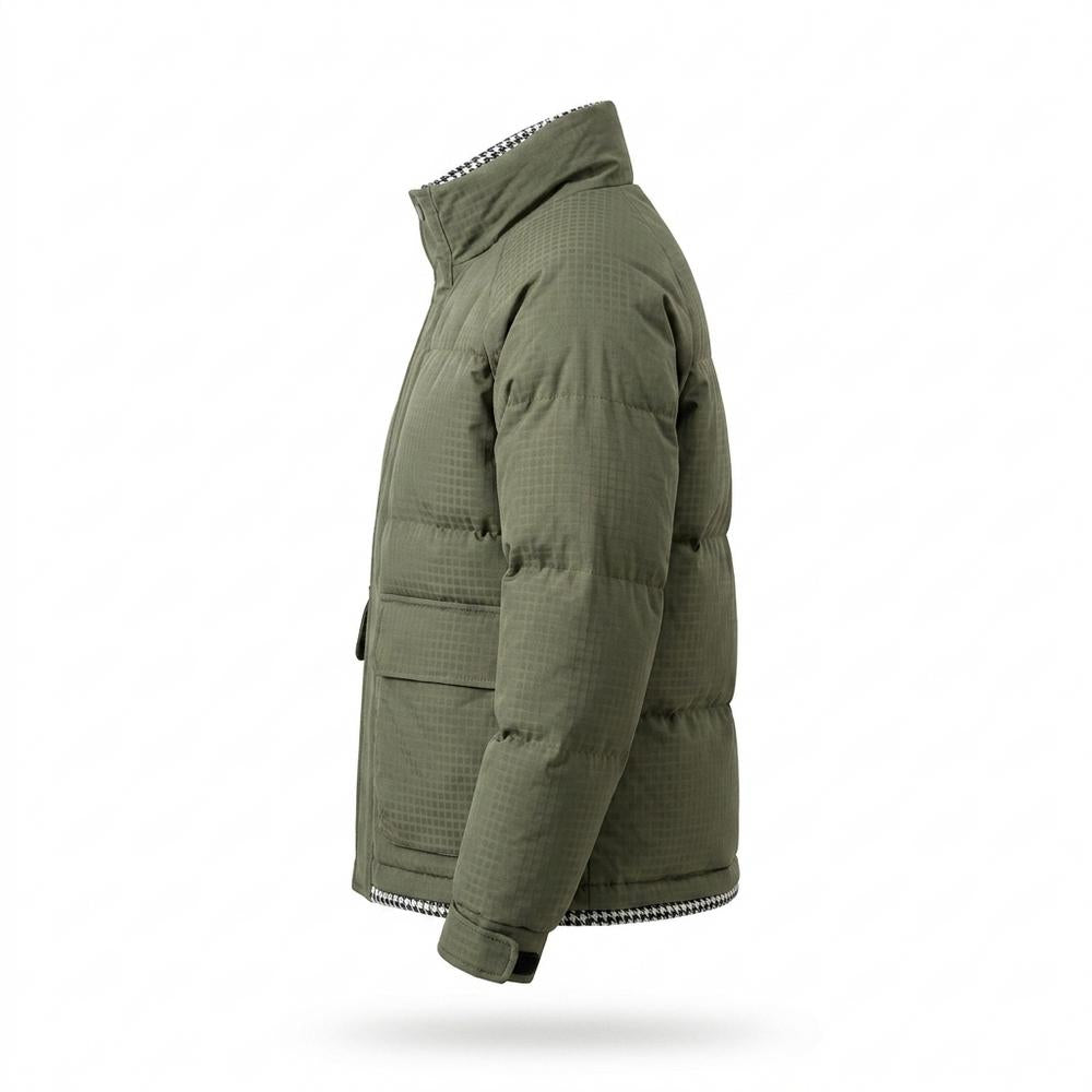 Lederjacken Outlet24 - Eolul | Wattiert Strukturiert Jacke Herren
