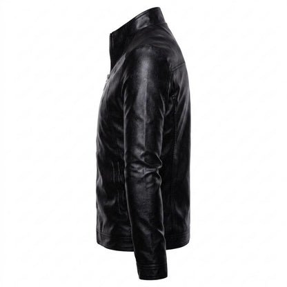 Lederjacken Outlet24 - Tibir | Tailliert Glatt Lederjacke Herren