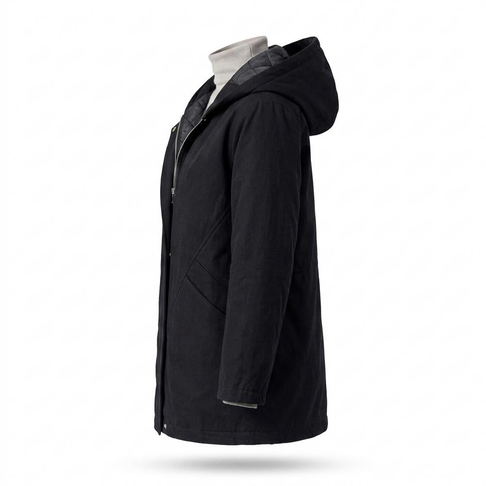 Lederjacken Outlet24 - Zuget | Gefütterte Kapuzen Jacke Damen