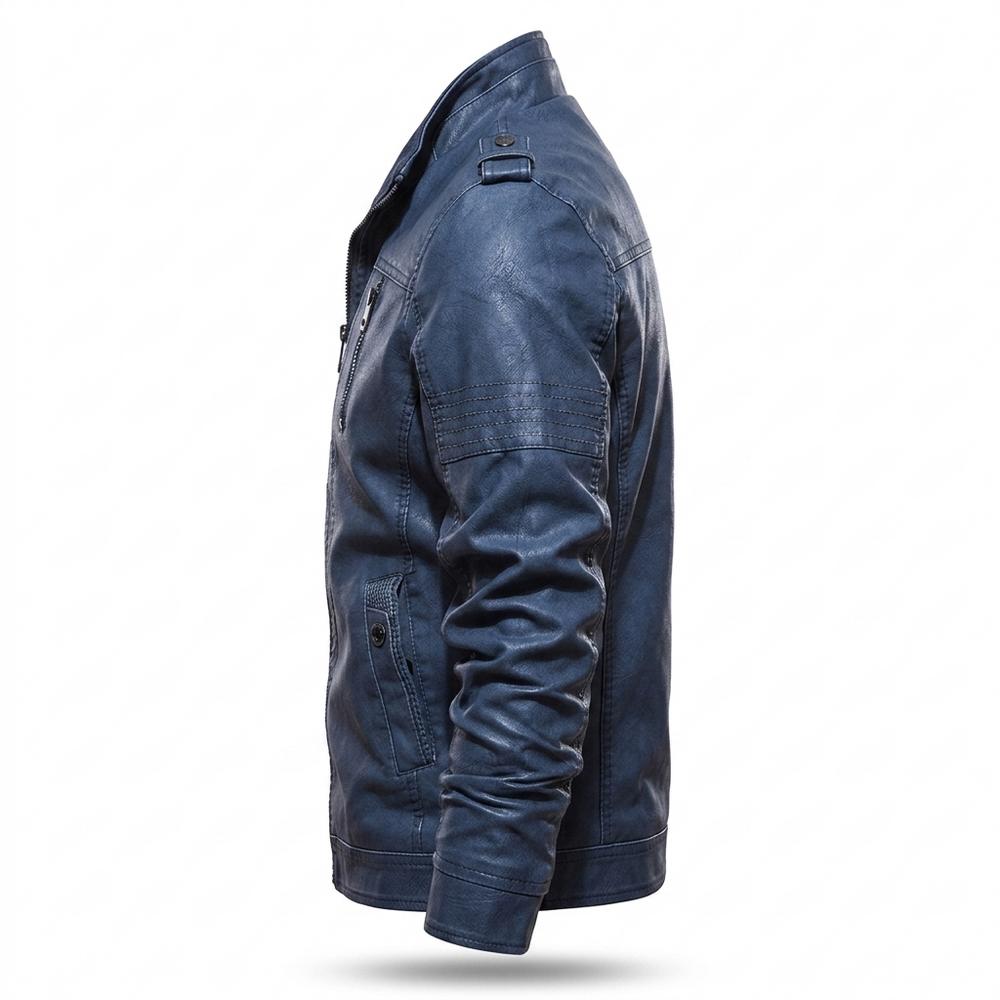 Lederjacken Outlet24 - Cehim | Gefüttert Gesteppt Lederjacke Herren