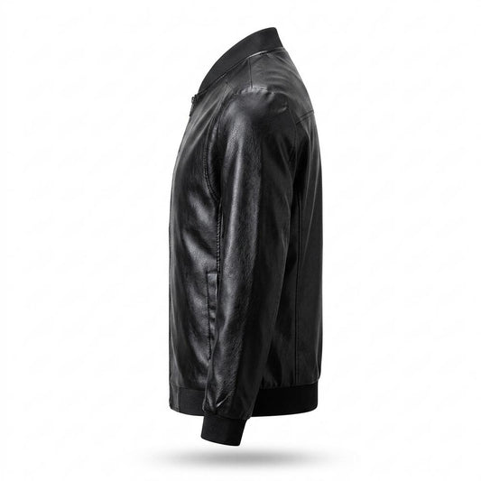 Lederjacken Outlet24 - Nulul | Gerippt Genarbt Lederjacke Herren