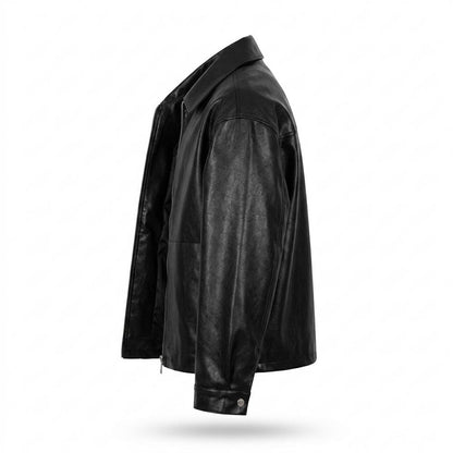 Lederjacken Outlet24 - Sipad | Genarbt Gekragt Lederjacke Herren