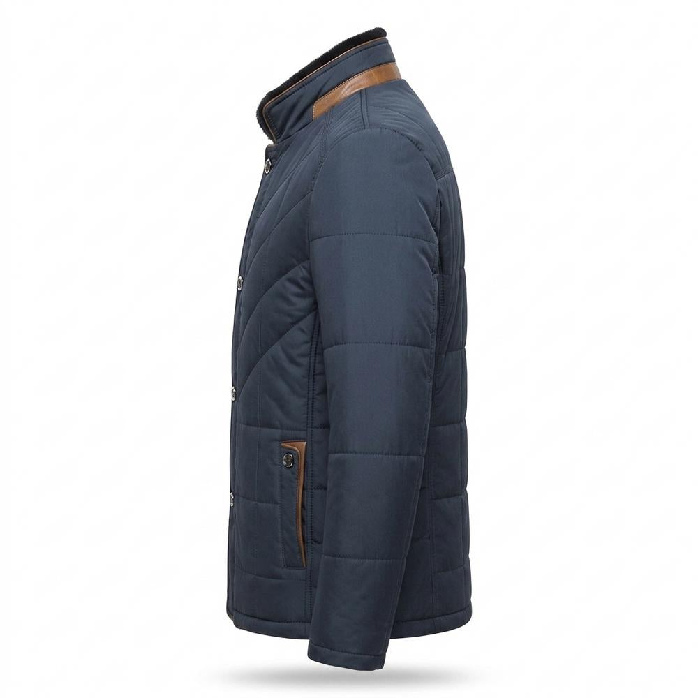 Lederjacken Outlet24 - Eikad | Gesteppt Gefüttert Jacke Herren