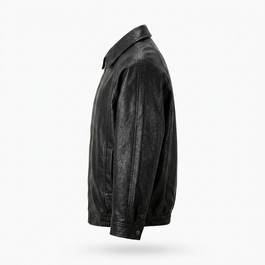 Lederjacken Outlet24 - Dapat | Gekragte Elastische Lederjacke Herren