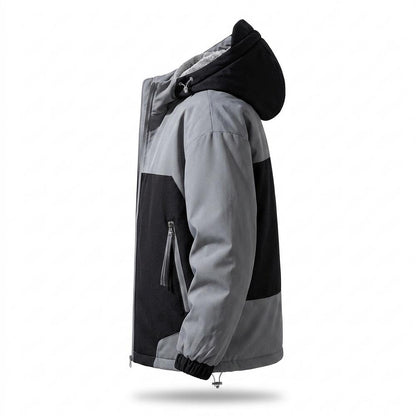 Lederjacken Outlet24 - Veson | Gefüttert Zweifarbig Jacke Herren