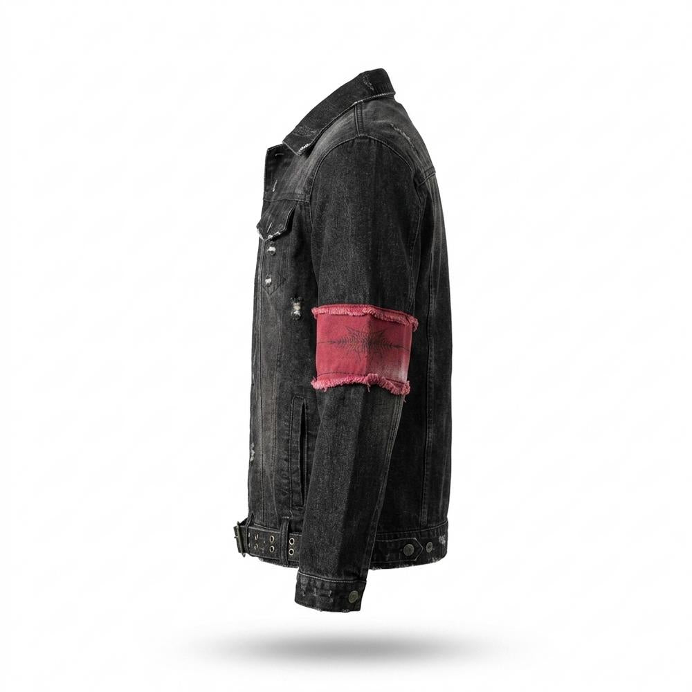 Lederjacken Outlet24 - Dalev | Gewaschen Gegürtet Jacke Herren